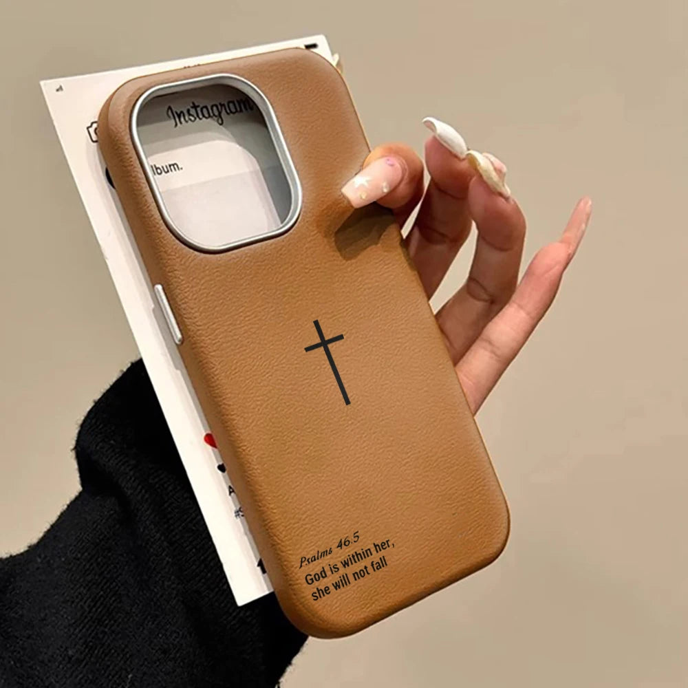 Minimalist Cross Bible Case For Samsung Galaxy S25 S24 S23 Ultra S22 S21Plus FE A57 A56 A55 A54 A53 A36 A35 A34 5G TPU Cover