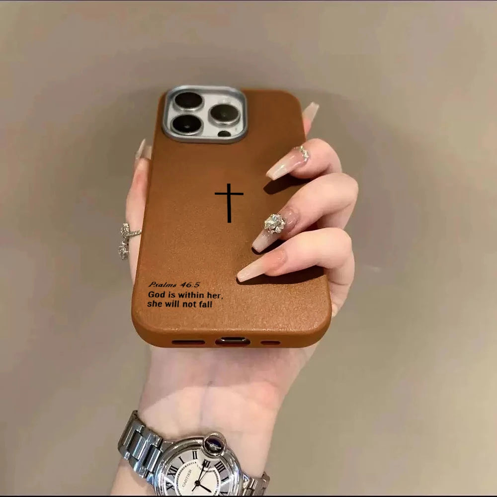 Minimalist Cross Bible Case For Samsung Galaxy S25 S24 S23 Ultra S22 S21Plus FE A57 A56 A55 A54 A53 A36 A35 A34 5G TPU Cover